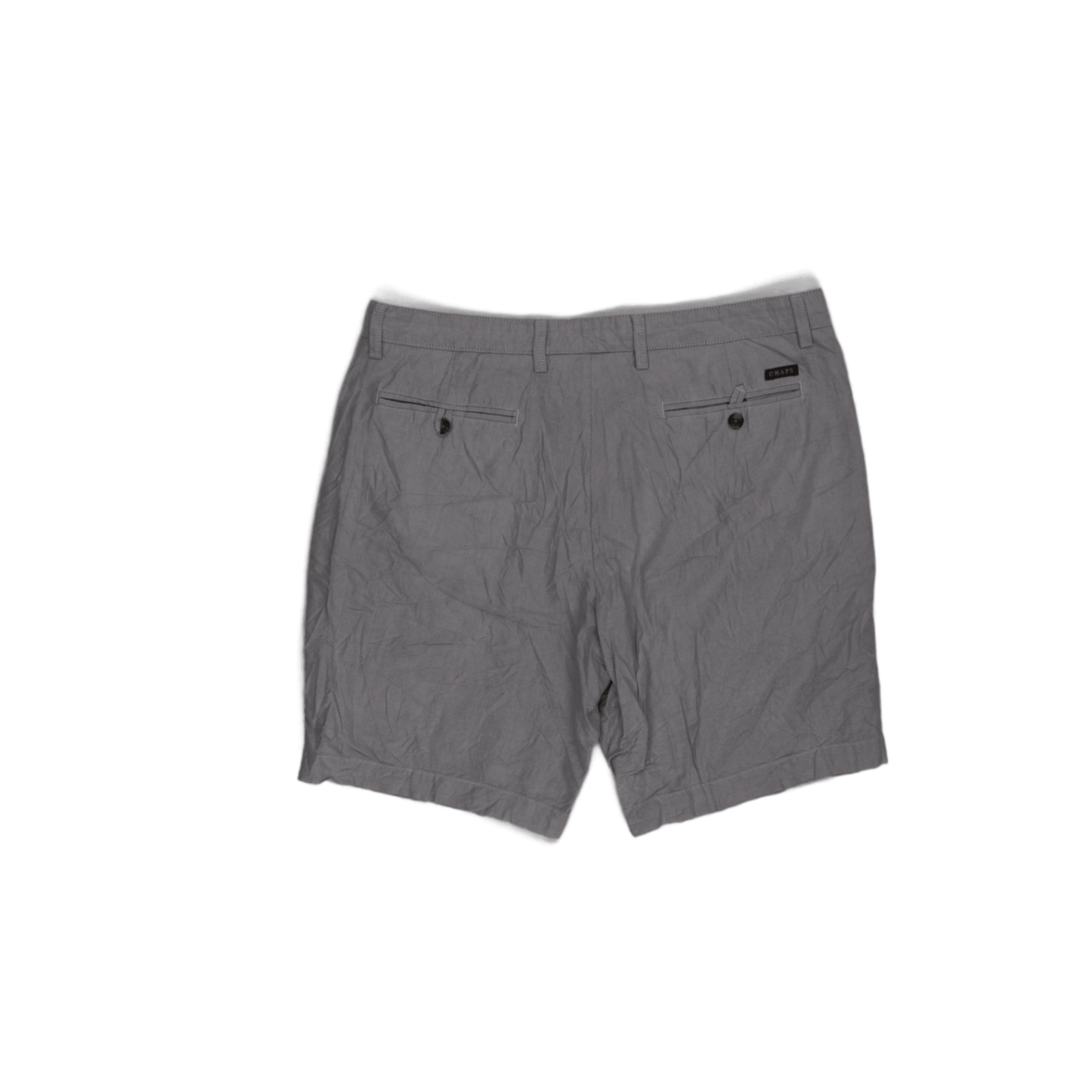 Chaps Men's Smart Casual Shorts Grey 38 Inseam 10 Cotton