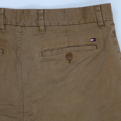 Tommy Hilfiger Men's Khaki Chino Shorts Size 32 Cotton