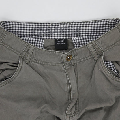 Zara Boys Cargo Shorts Grey 12A 100 Percent Cotton