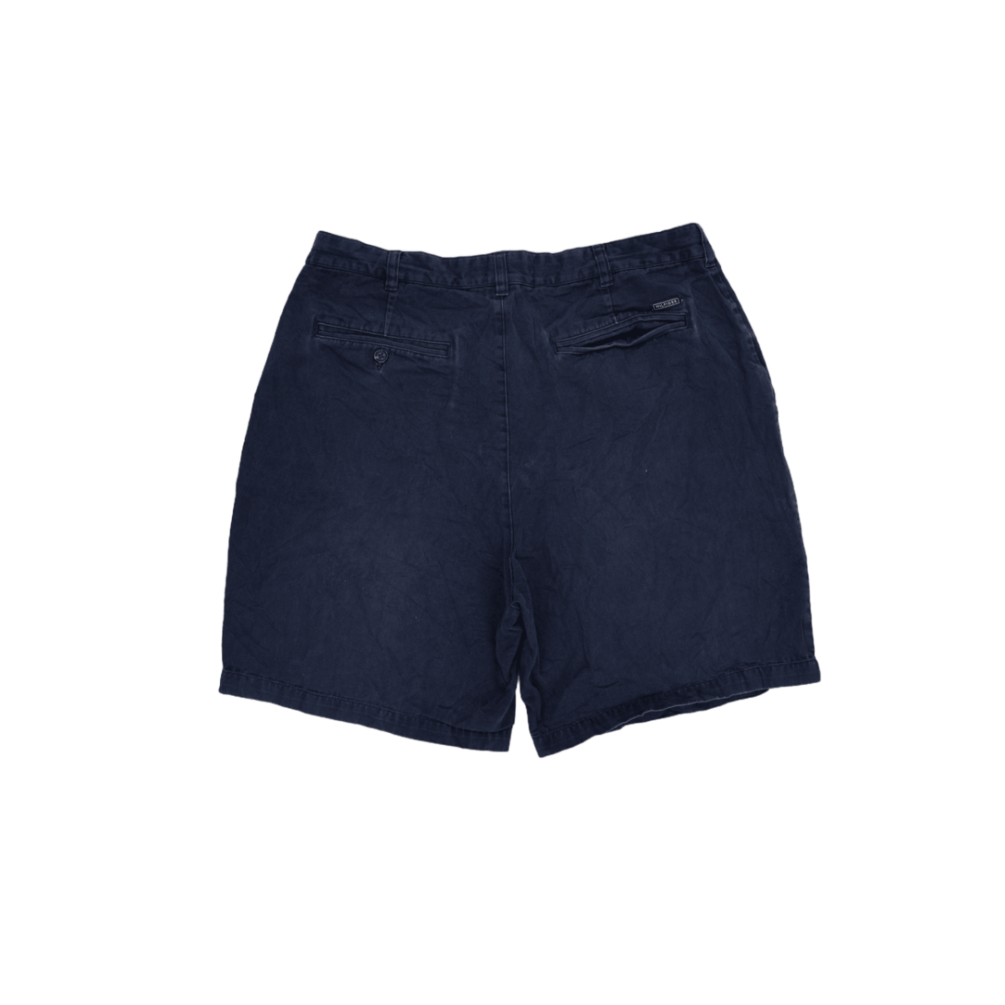 Tommy Hilfiger Navy Chino Shorts 34 Waist 21 cm Inseam 100 Cotton Mens