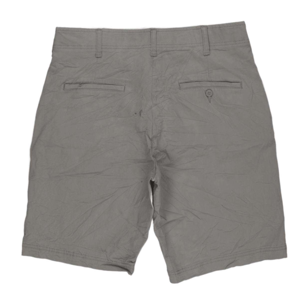 Carver Chino Shorts Grey 34in Waist 24cm Inseam 98 Cotton 2 Elastane Mens