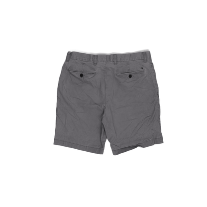 Tommy Hilfiger Grey Cotton Chino Shorts Size 34 Large Mens 24cm Inseam