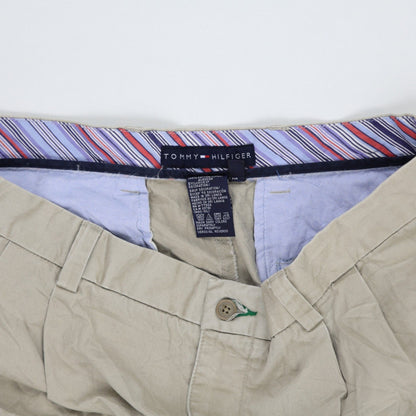 Tommy Hilfiger Beige Chino Shorts 36 Inches Cotton Mens