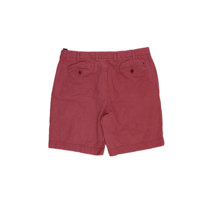 Tommy Hilfiger Classic Fit Red Cotton Shorts Size 38 Inseam 24 cm for Men