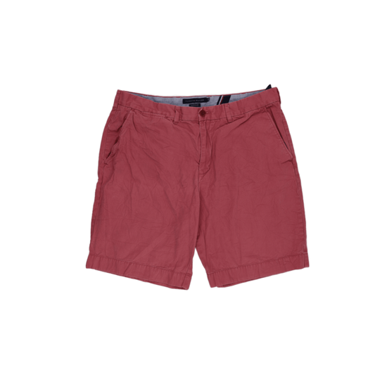 Tommy Hilfiger Classic Fit Red Cotton Shorts Size 38 Inseam 24 cm for Men