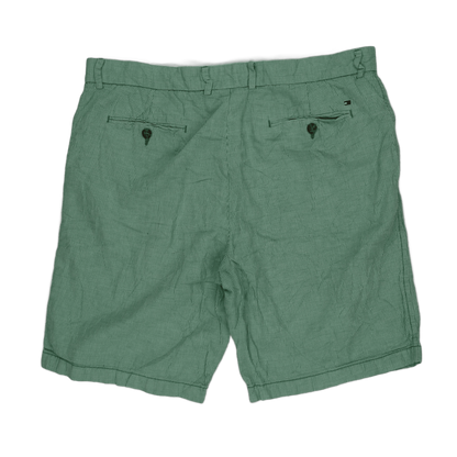 Tommy Hilfiger Classic Green Check Cotton Shorts Size 36 Men's Casual