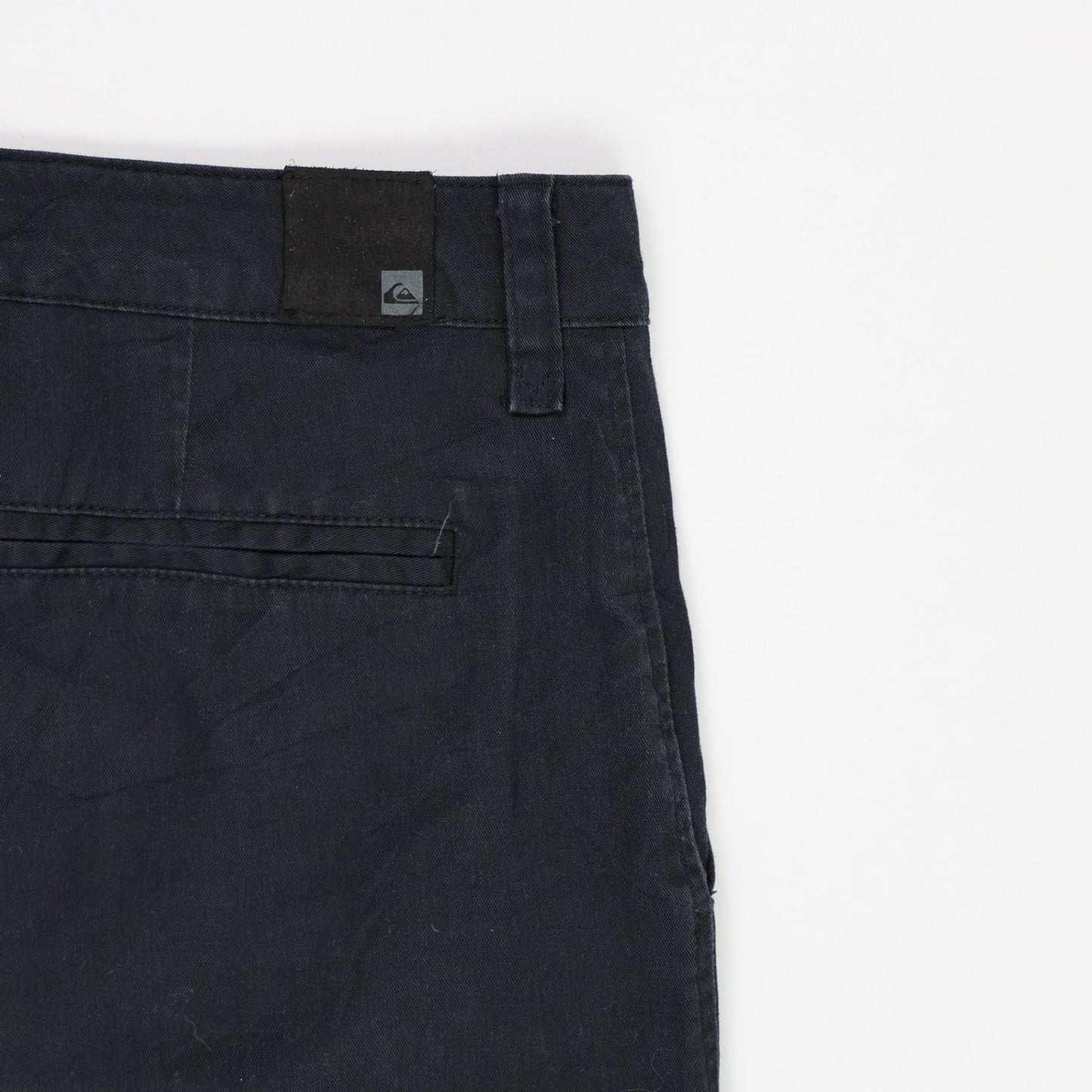 Quiksilver Black Casual Cotton Shorts Size 32 Inseam 10