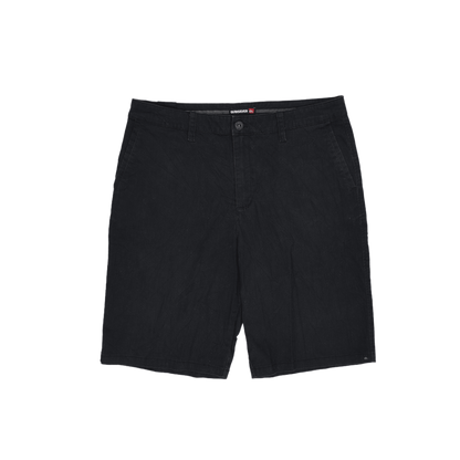 Quiksilver Black Casual Cotton Shorts Size 32 Inseam 10