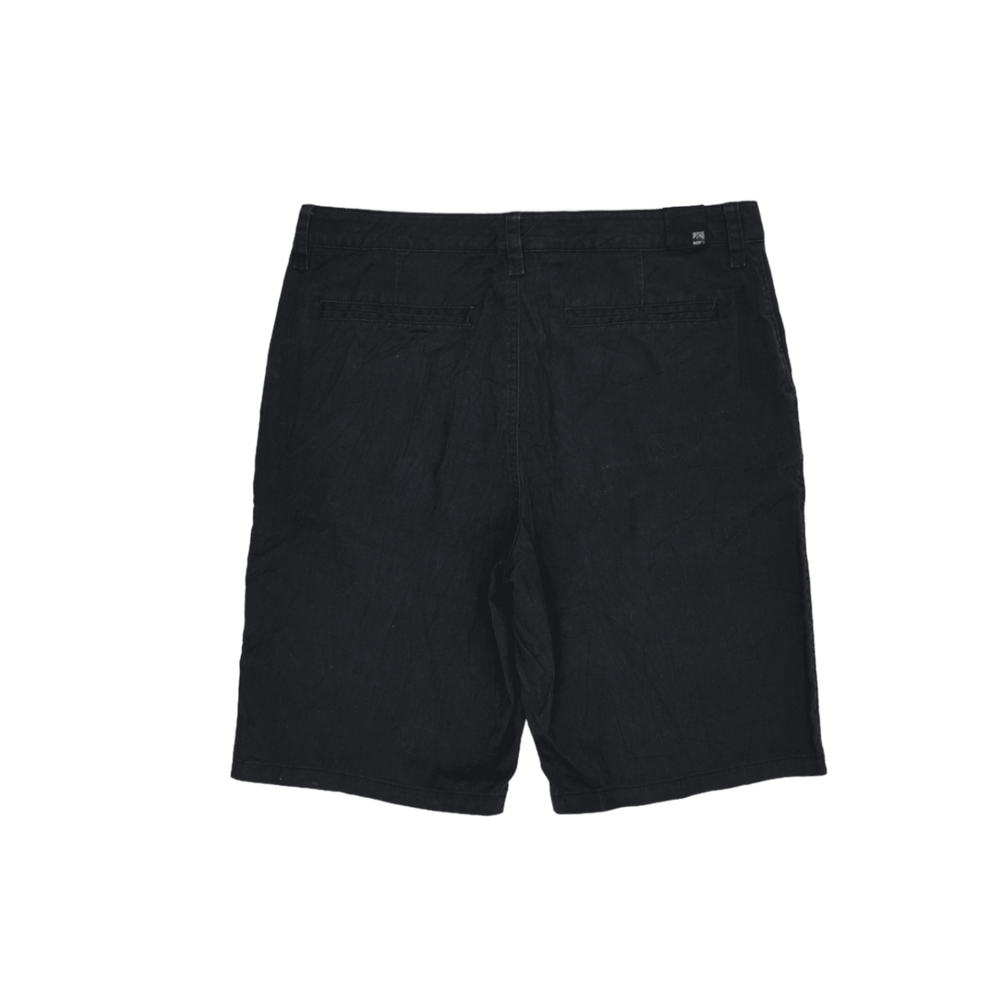 Quiksilver Black Casual Cotton Shorts Size 32 Inseam 10