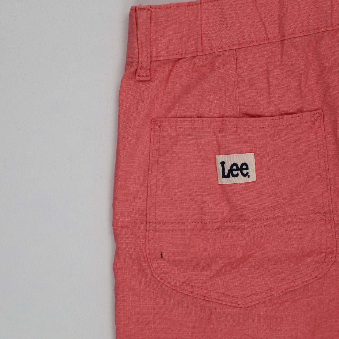Lee Womens Coral Cotton Casual Shorts UK Size 14 11.5 Inch Inseam