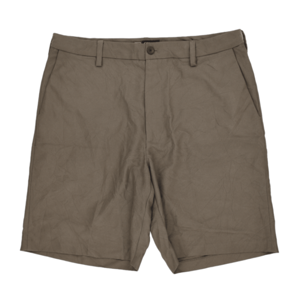 Chaps Men's Classic Tailored Khaki Shorts Size 34 100% Polyester Smart Casual