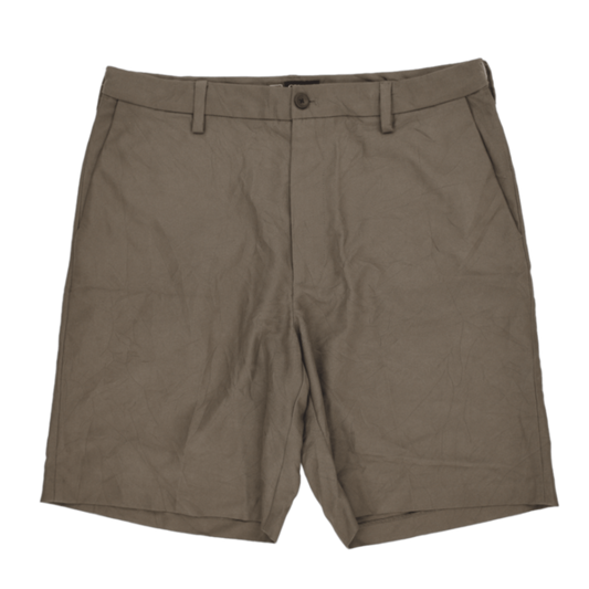 Chaps Men's Classic Tailored Khaki Shorts Size 34 100% Polyester Smart Casual