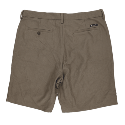 Chaps Men's Classic Tailored Khaki Shorts Size 34 100% Polyester Smart Casual