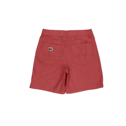 Lee Womens Coral Cotton Casual Shorts UK Size 14 11.5 Inch Inseam