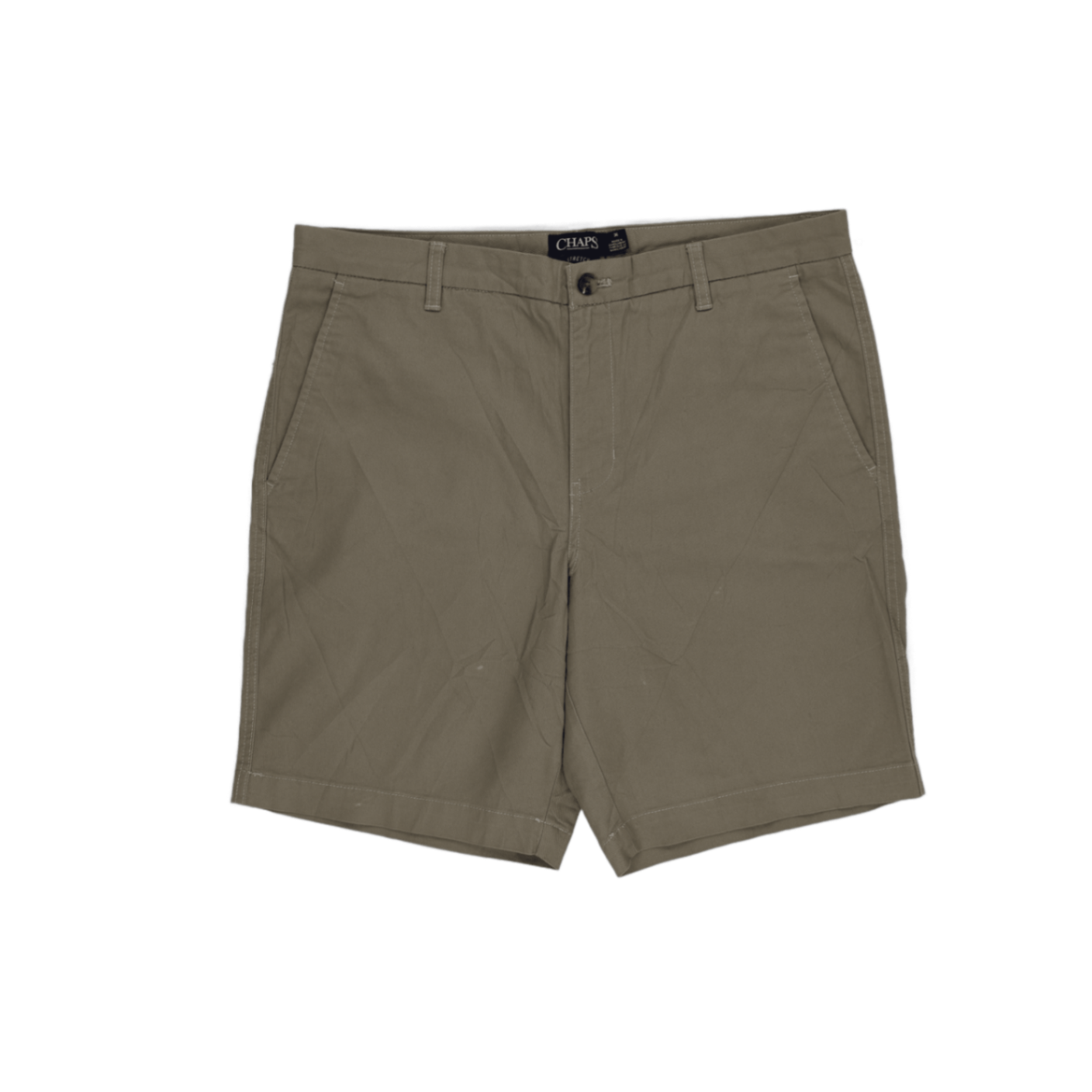 Chaps Khaki Shorts Size 36 Cotton Blend Classic Style 22 cm Inseam