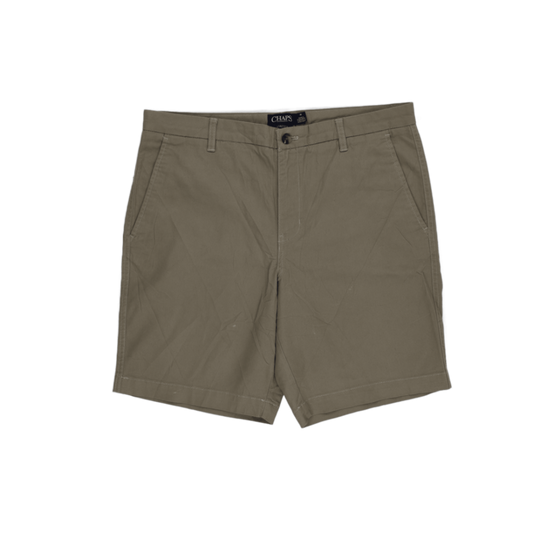 Chaps Khaki Shorts Size 36 Cotton Blend Classic Style 22 cm Inseam