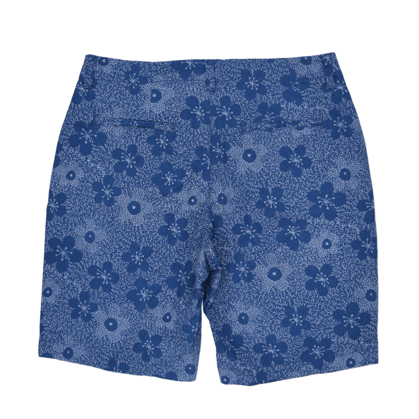 Lee Regular Fit Blue Floral Print Shorts W34 Cotton Casual