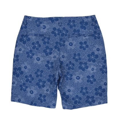 Lee Regular Fit Blue Floral Print Shorts W34 Cotton Casual
