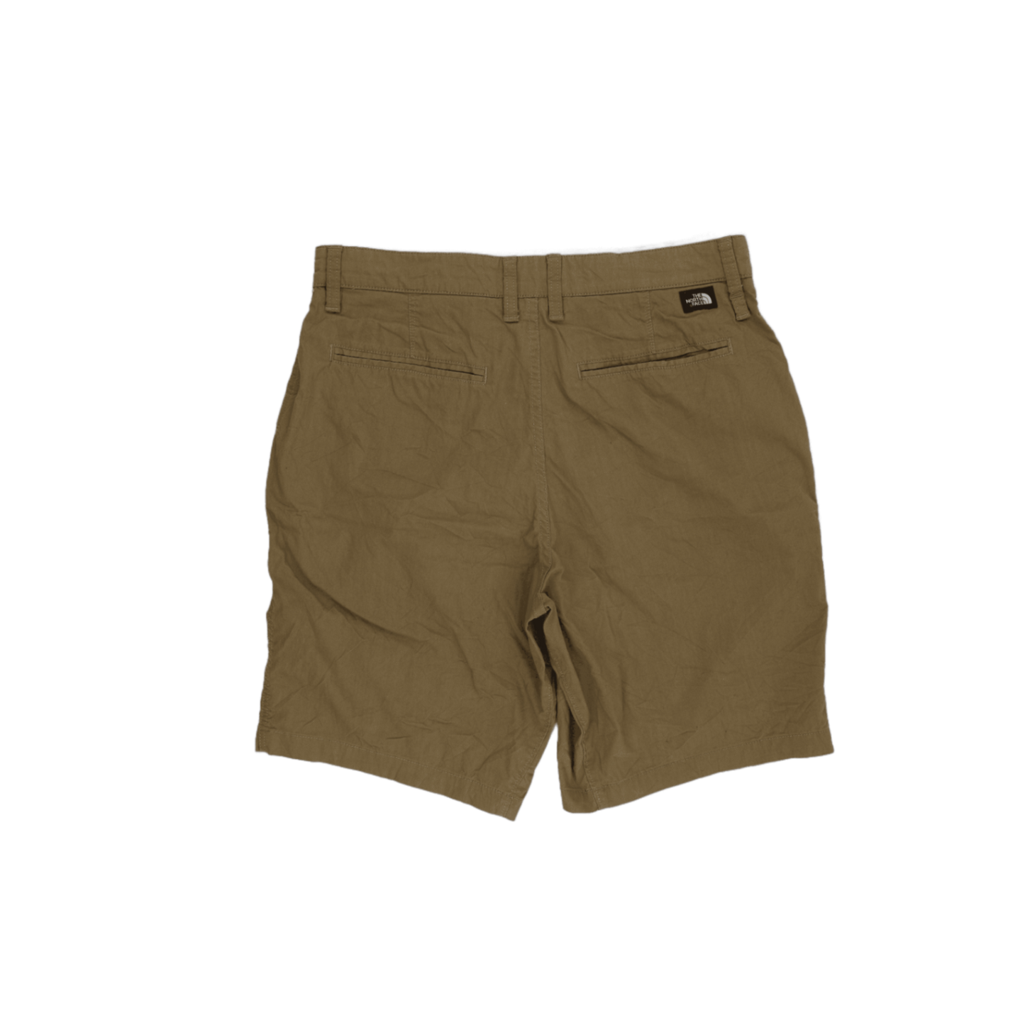 The North Face Men's Outdoor Casual Shorts Khaki Size 30 Polyester Blend