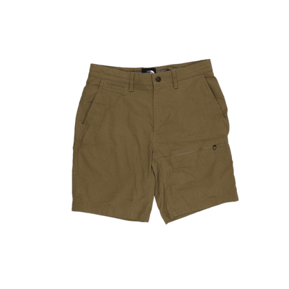 The North Face Men's Outdoor Casual Shorts Khaki Size 30 Polyester Blend