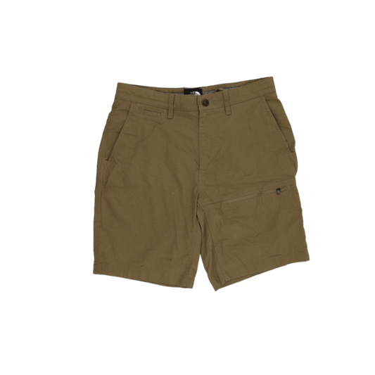 The North Face Men's Outdoor Casual Shorts Khaki Size 30 Polyester Blend