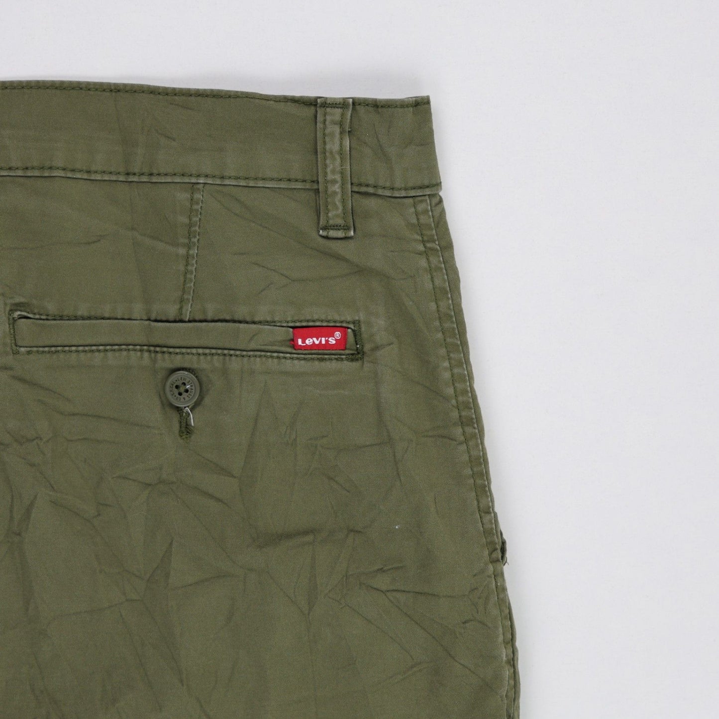 Levi's XX Chino Shorts Olive Green Size 34 Cotton