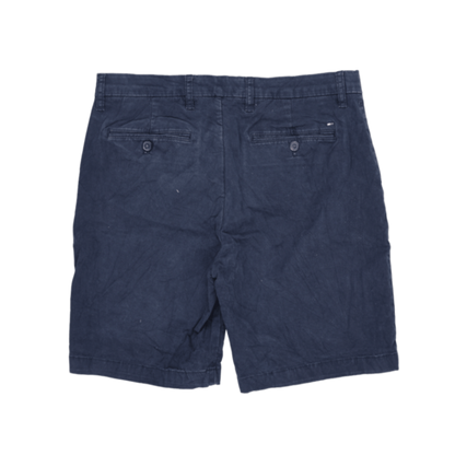 Tommy Hilfiger Men's Navy Blue Chino Shorts 32 in Cotton