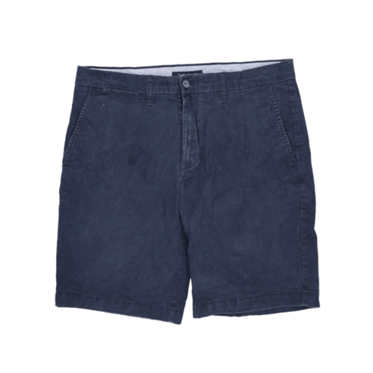 Tommy Hilfiger Men's Navy Blue Chino Shorts 32 in Cotton
