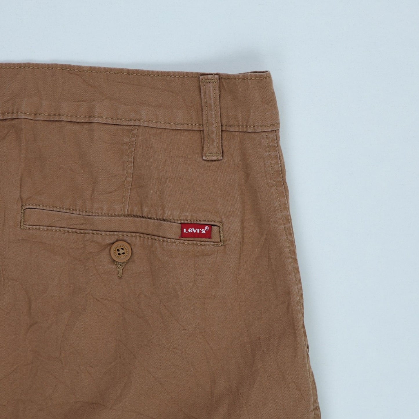 Levi's Chino Shorts W34 Tan Cotton Men's Clothing