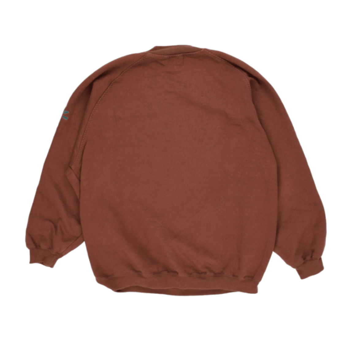 NAF NAF Vintage Brown Crew Neck Sweatshirt Large Cotton Blend Mens