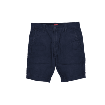 Levi's Navy Blue Cotton Chino Shorts W29 Small