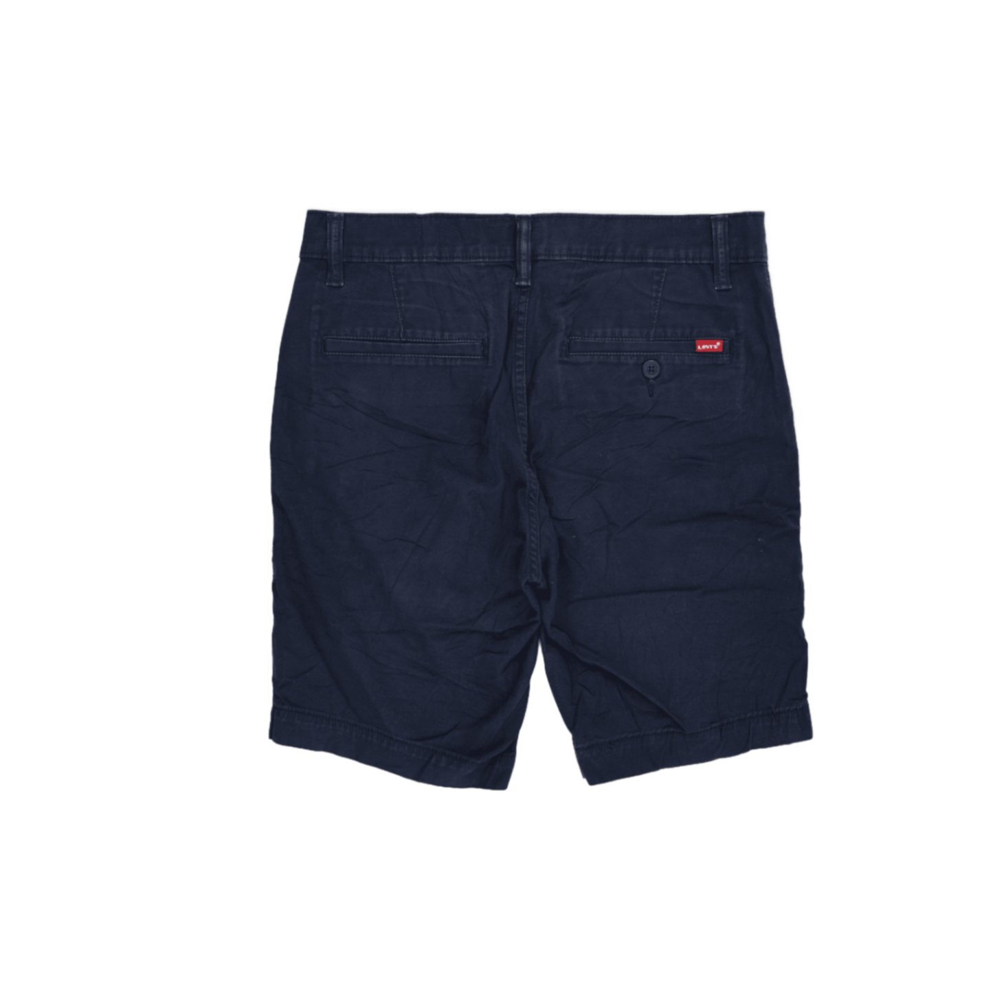 Levi's Navy Blue Cotton Chino Shorts W29 Small