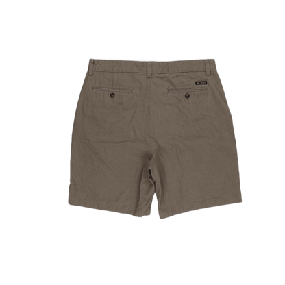 Chaps Smart Casual Shorts Khaki 34 Inch Waist 9 Inch Inseam Cotton Men's Clothing