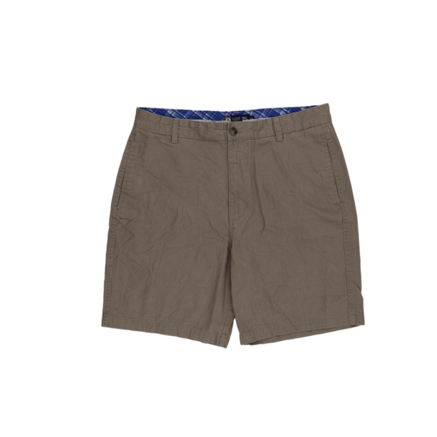 Chaps Smart Casual Shorts Khaki 34 Inch Waist 9 Inch Inseam Cotton Men's Clothing