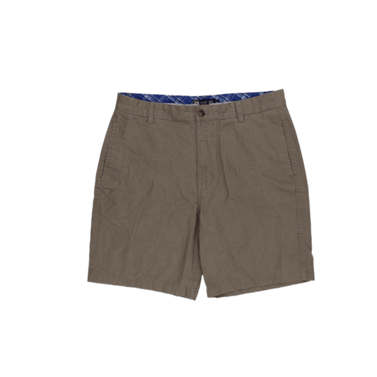 Chaps Smart Casual Shorts Khaki 34 Inch Waist 9 Inch Inseam Cotton Men's Clothing