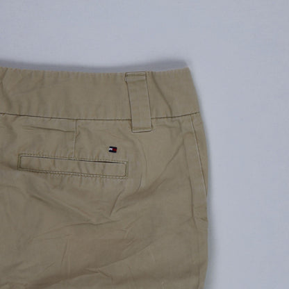 Tommy Hilfiger Khaki Cotton Shorts Size 10 7 Inch Inseam Casual