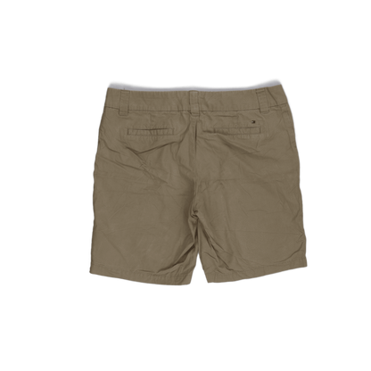 Tommy Hilfiger Khaki Cotton Shorts Size 10 7 Inch Inseam Casual