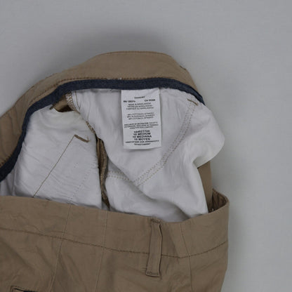 Lee Men's Khaki Chino Shorts 32 Inch Waist Size M 98 Percent Cotton 2 Percent Spandex