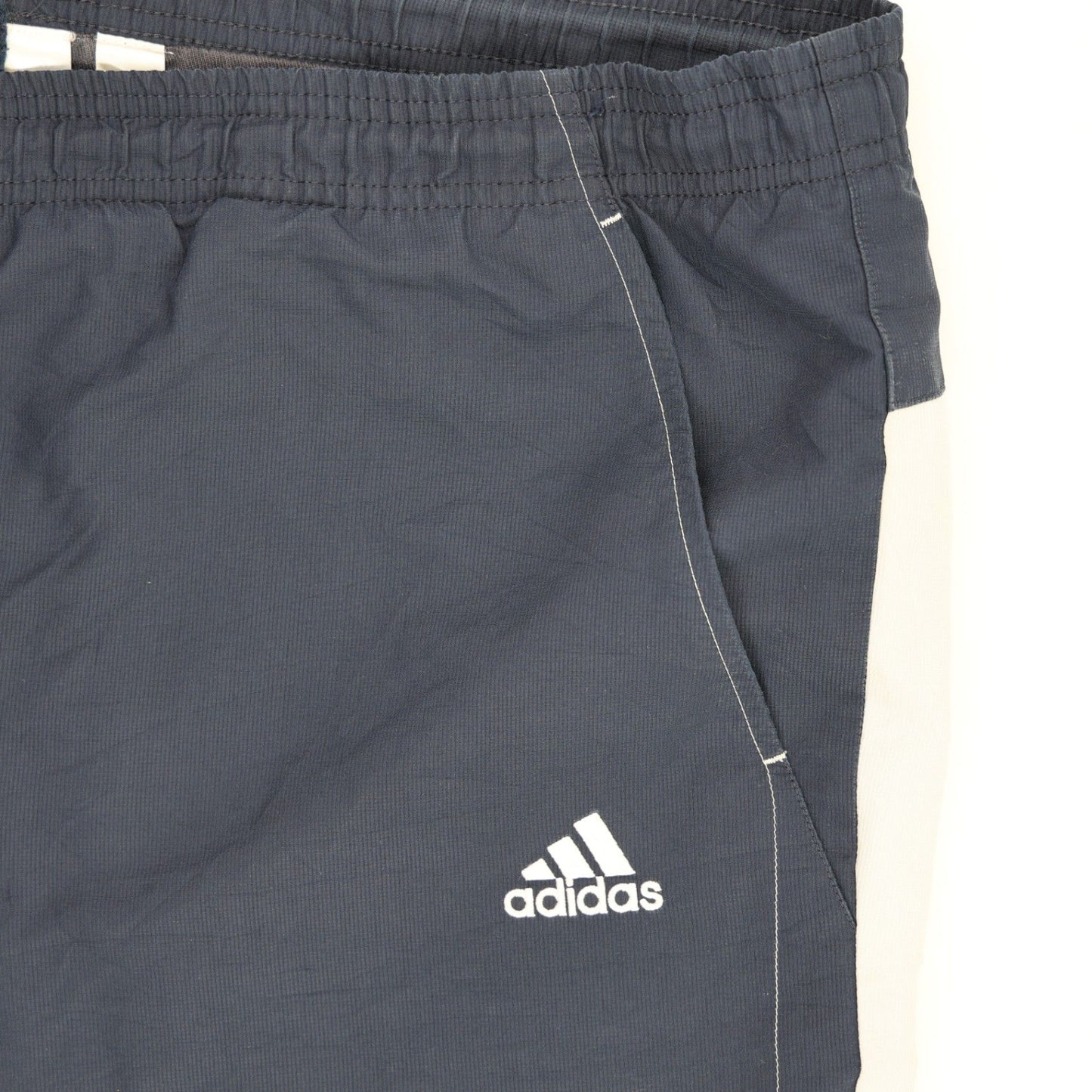 Adidas Navy Blue Sports Track Trousers Men's XL Polyester