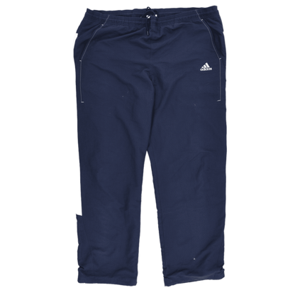 Adidas Navy Blue Sports Track Trousers Men's XL Polyester