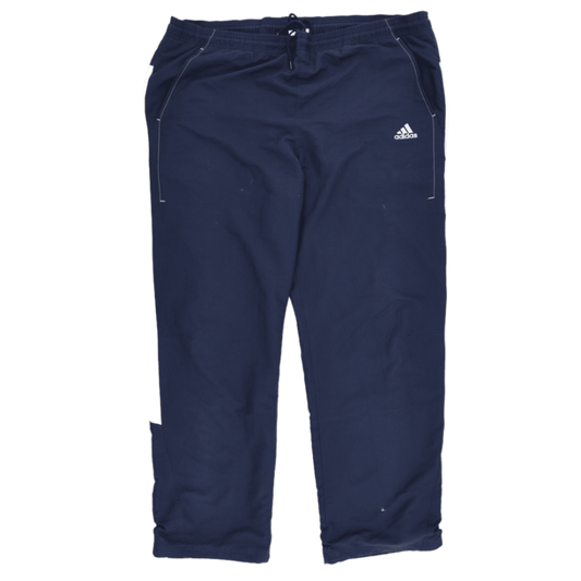 Adidas Navy Blue Sports Track Trousers Men's XL Polyester