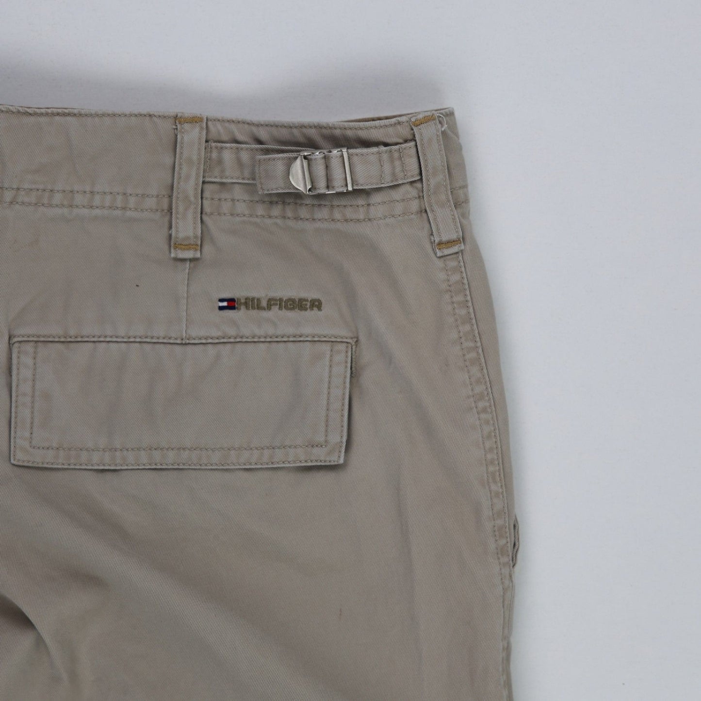 Tommy Hilfiger Khaki Cargo Trousers 34W x 30L 100 Percent Cotton Mens