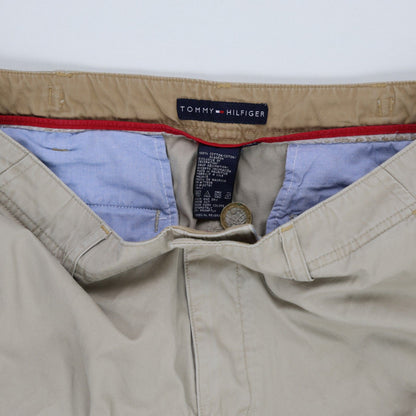 Tommy Hilfiger Khaki Cargo Trousers 34W x 30L 100 Percent Cotton Mens