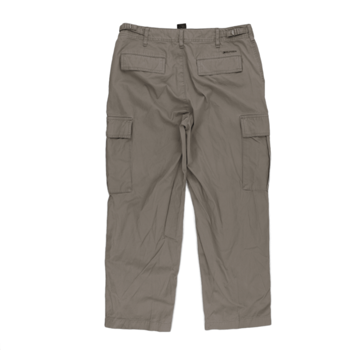 Tommy Hilfiger Khaki Cargo Trousers 34W x 30L 100 Percent Cotton Mens