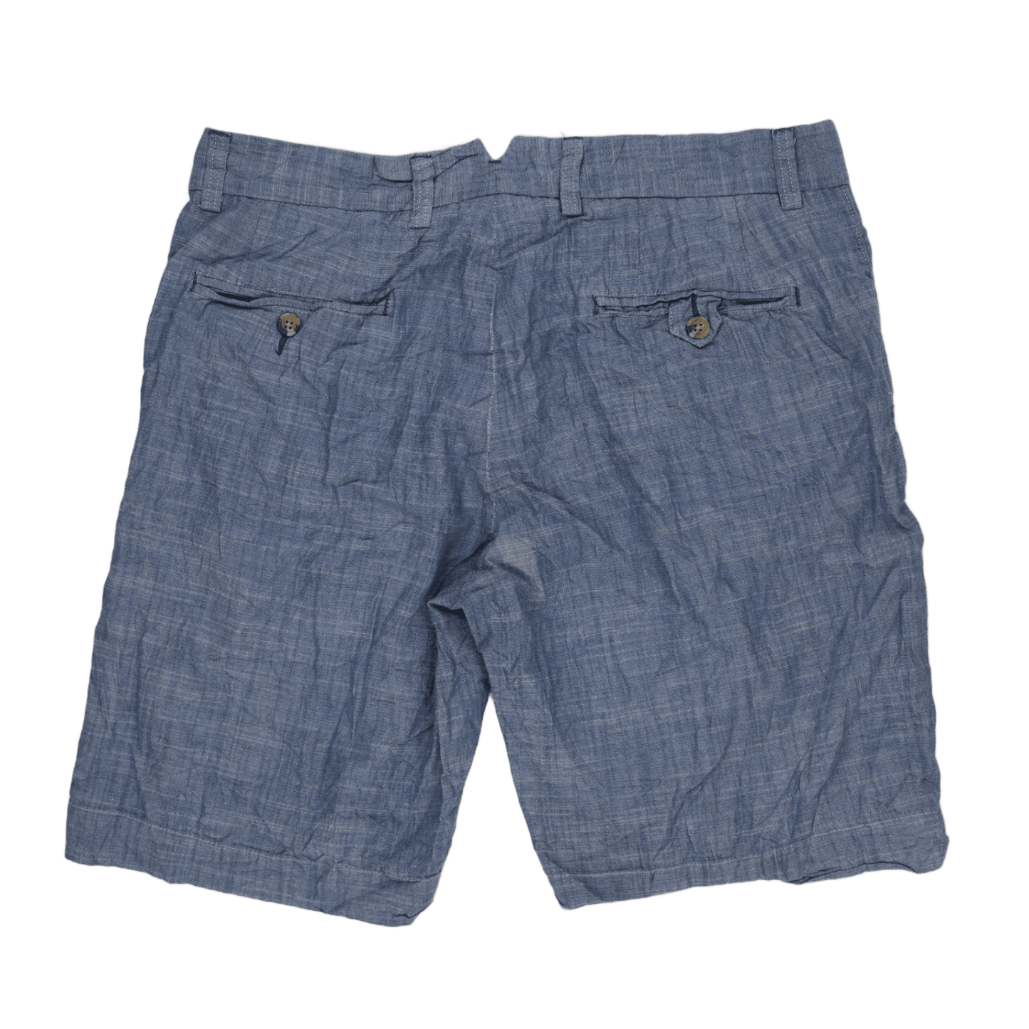 Pendleton Blue Cotton Chambray Shorts 34 Inch Waist 11 Inch Inseam Casual Style