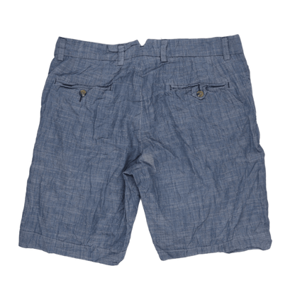 Pendleton Blue Cotton Chambray Shorts 34 Inch Waist 11 Inch Inseam Casual Style