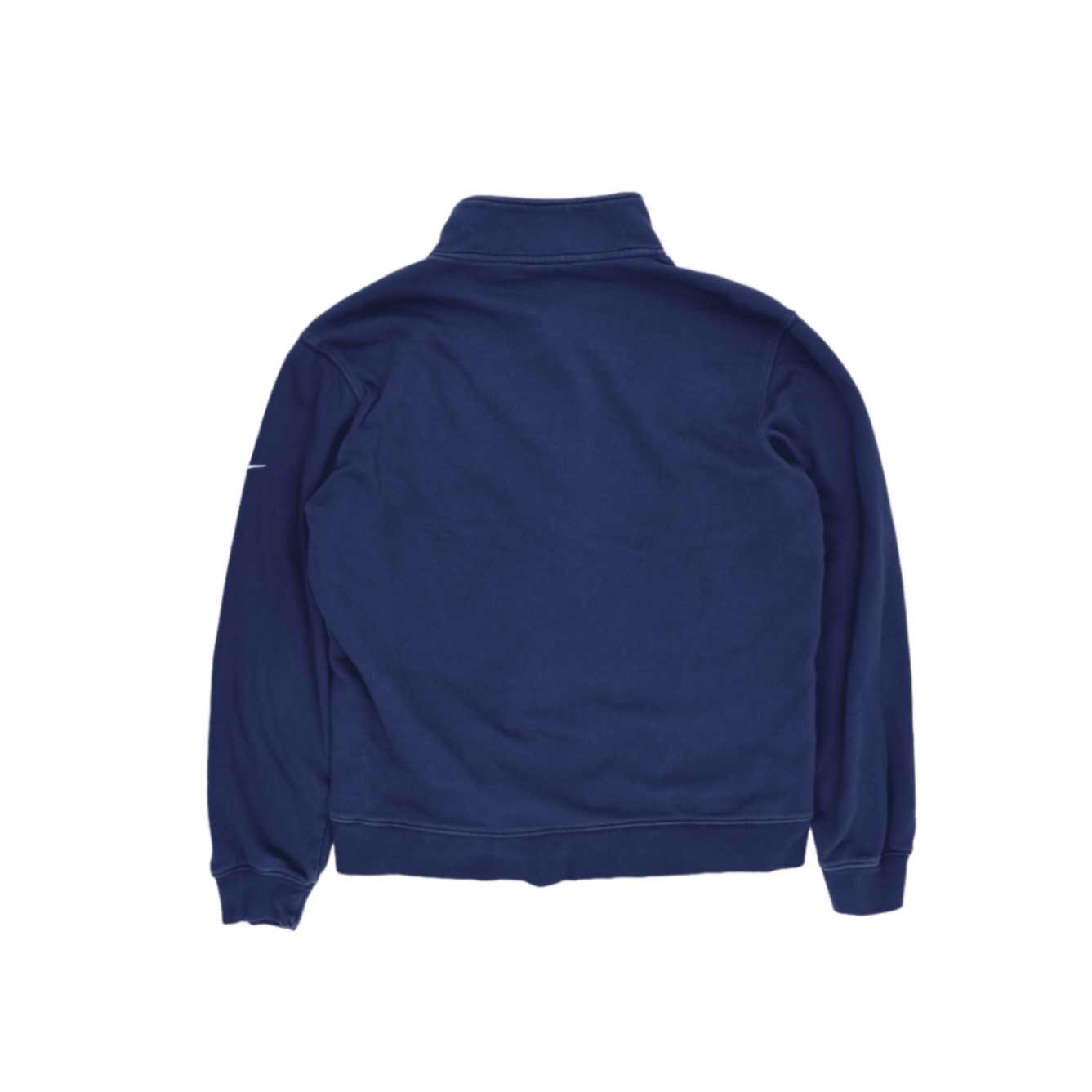 Nike Quarter-Zip Pullover Sweatshirt Navy Blue Small Cotton Blend