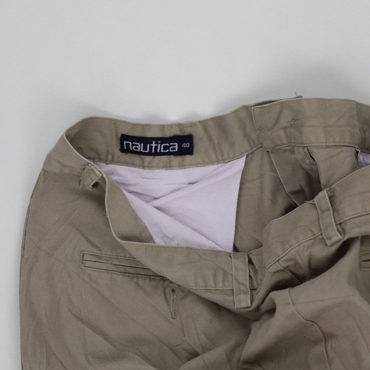 Lee Men's Chino Shorts Taupe Size 36 Cotton 11 Inch Inseam