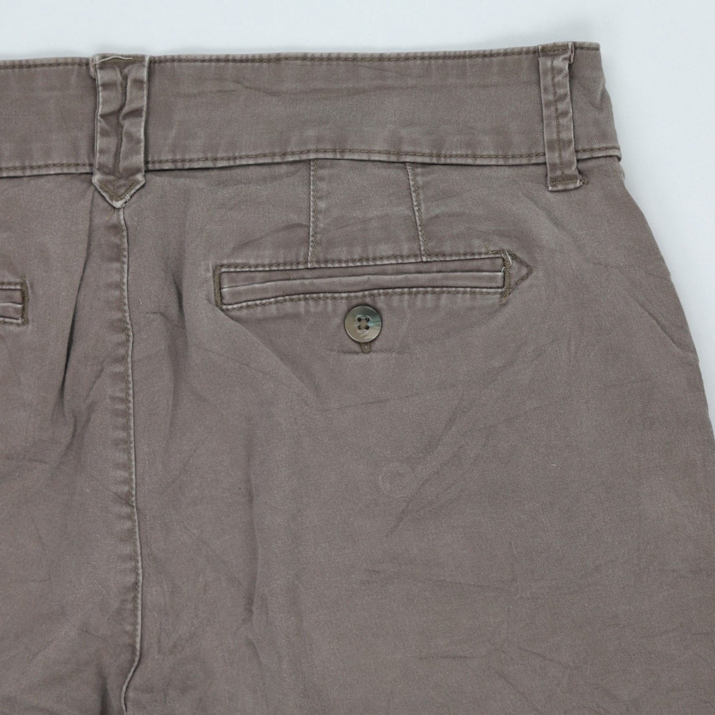 Lee Men's Chino Shorts Taupe Size 36 Cotton 11 Inch Inseam