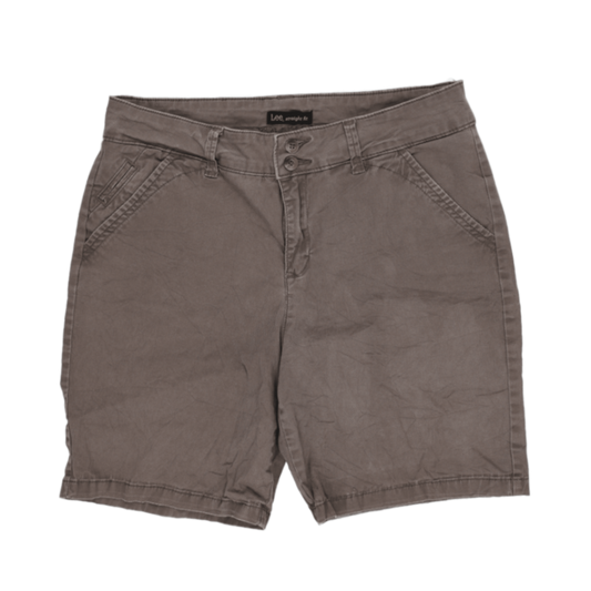 Lee Men's Chino Shorts Taupe Size 36 Cotton 11 Inch Inseam
